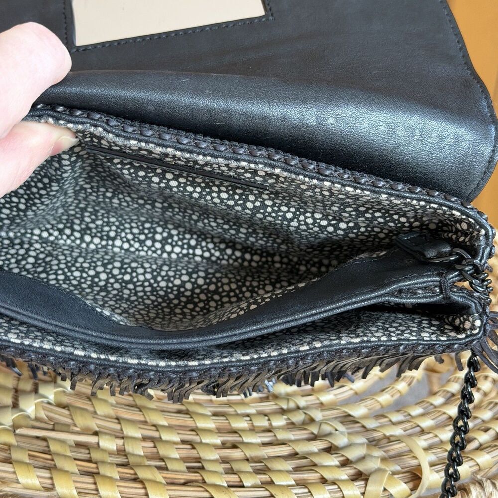 Loeffler Randall Black Fringe Crossbody Bag - Picture 9 of 15